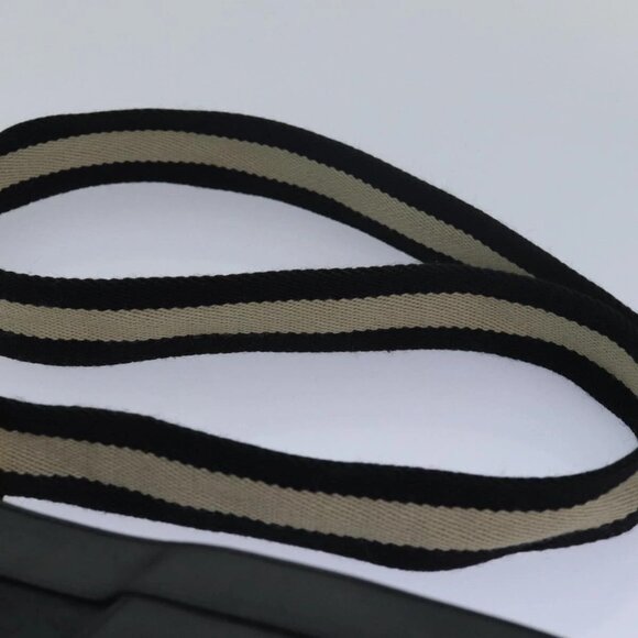 GUCCI Sherry Line GG Canvas Shoulder Bag Black White 001 4094 Auth mr271 - Picture 9 of 16